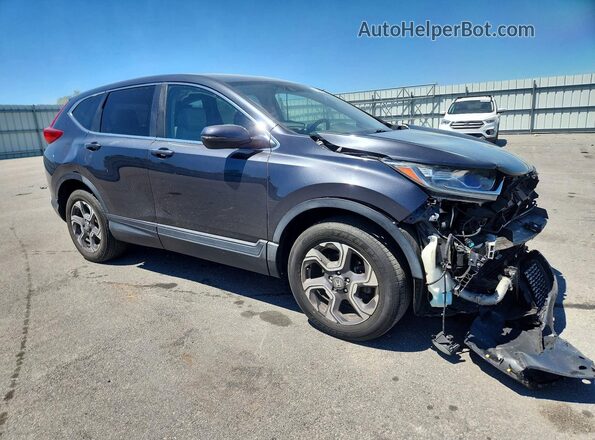7FARW2H82JE000357 2018 HONDA CR-V Gray Front right