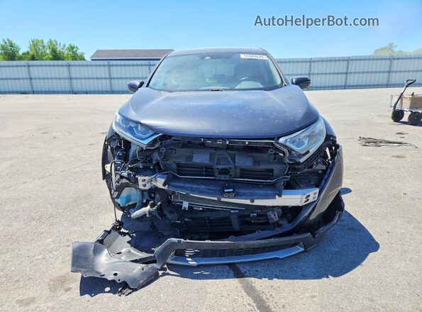 7FARW2H82JE000357 2018 HONDA CR-V Gray Front view