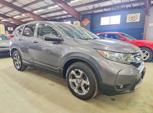 7FARW2H82JE021676 2018 HONDA CR-V Gray Առջևի աջ