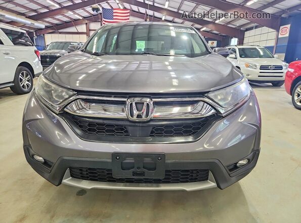 7FARW2H82JE021676 2018 HONDA CR-V Gray Դիմացի տեսք