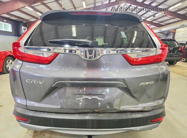 7FARW2H82JE021676 2018 HONDA CR-V Gray Հետևի տեսք