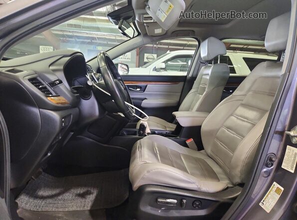 7FARW2H82JE021676 2018 HONDA CR-V Gray Սալոնի դիմացի տեսք