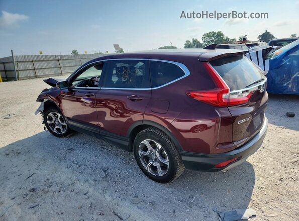 7FARW2H82JE025890 2018 HONDA CR-V Burgundy Հետևի ձախ
