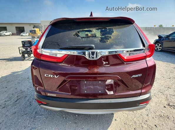 7FARW2H82JE025890 2018 HONDA CR-V Burgundy Հետևի տեսք