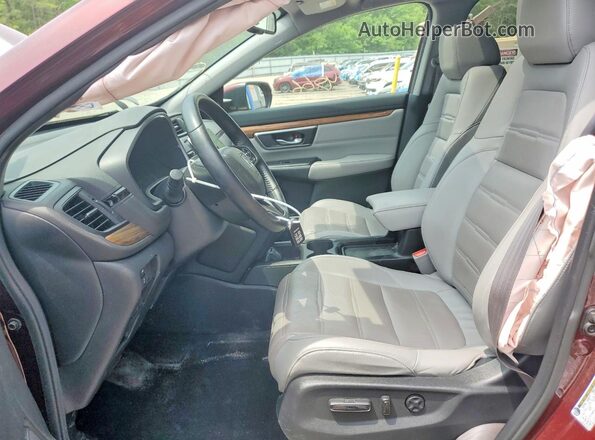 7FARW2H82JE069100 2018 HONDA CR-V Maroon Front interior view