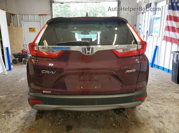 7FARW2H82JE069100 2018 HONDA CR-V Maroon Rear view