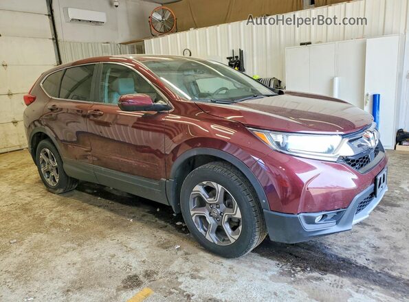 7FARW2H82JE069100 2018 HONDA CR-V Maroon Front right