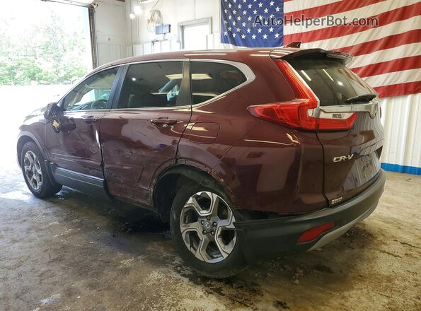 7FARW2H82JE069100 2018 HONDA CR-V Maroon Rear left