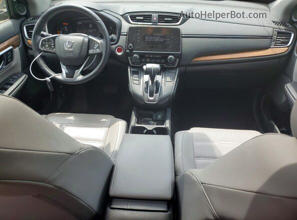 7FARW2H82JE069100 2018 HONDA CR-V Maroon Dashboard view