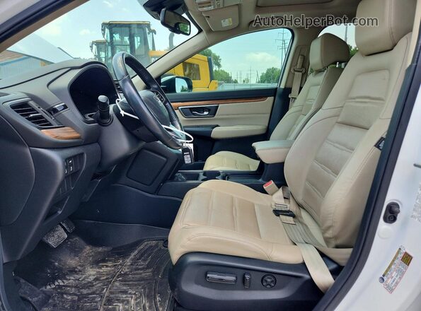 7FARW2H82KE001266 2019 HONDA CR-V White Front interior view