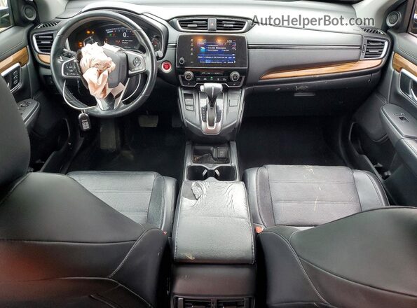 7FARW2H82KE017449 2019 HONDA CR-V Серый Вид панели приборов