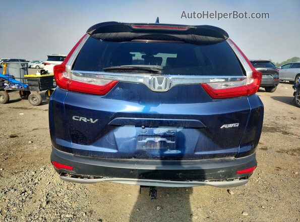 7FARW2H82KE041654 2019 HONDA CR-V Blue Rear view