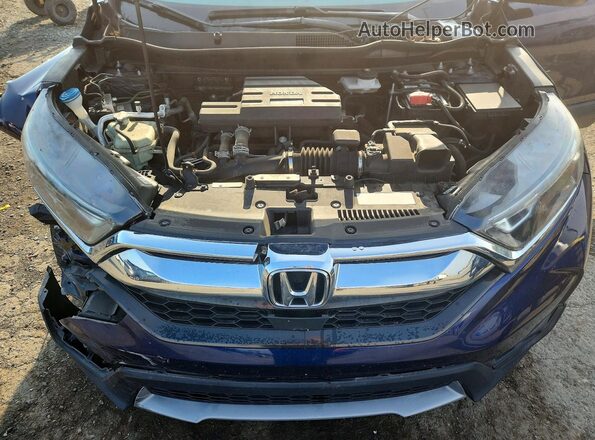 7FARW2H82KE041654 2019 HONDA CR-V Blue Engine compartment view