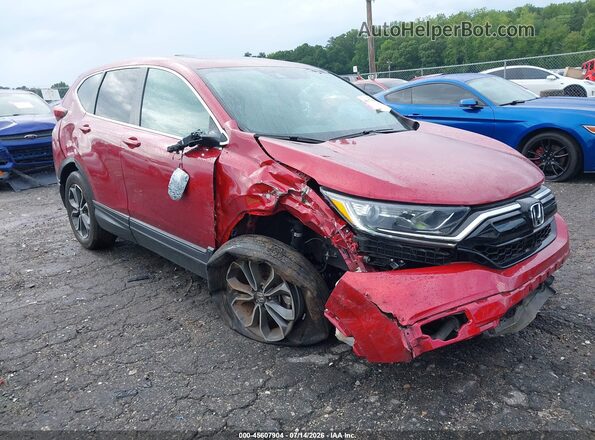 7FARW2H82NE047068 2022 HONDA CR-V Red Դիմացի տեսք