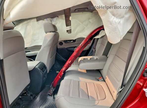 7FARW2H82NE047085 2022 HONDA CR-V Red Widok tylnych siedzeń