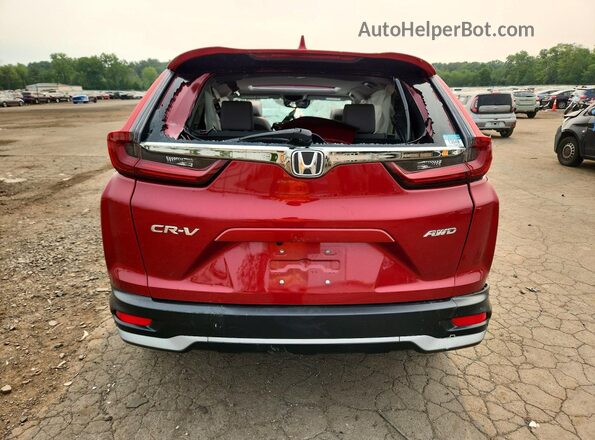 7FARW2H82NE047085 2022 HONDA CR-V Red Widok z tyłu