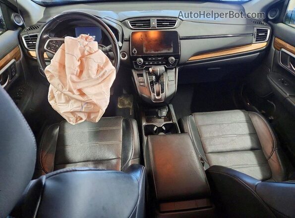 7FARW2H83JE000402 2018 HONDA CR-V Silver Առջևի վահանակի տեսք