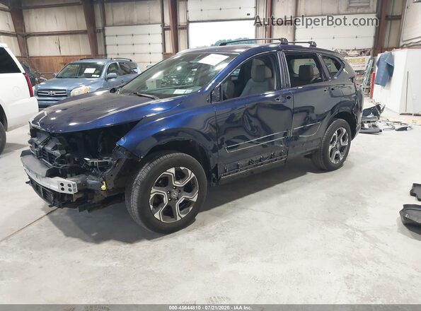 7FARW2H83JE033156 2018 HONDA CR-V Blue Vista tres cuartos delantera izquierda