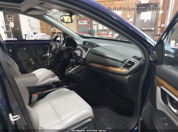 7FARW2H83JE033156 2018 HONDA CR-V Blue Vista interior delantera