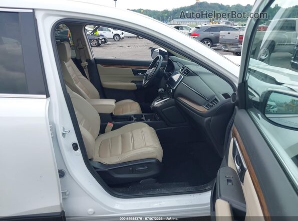 7FARW2H83ME004213 2021 HONDA CR-V White Widok wnętrza z przodu