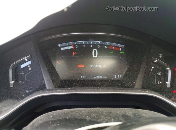 7FARW2H83NE030859 2022 HONDA CR-V Gray Вид щитка приладів