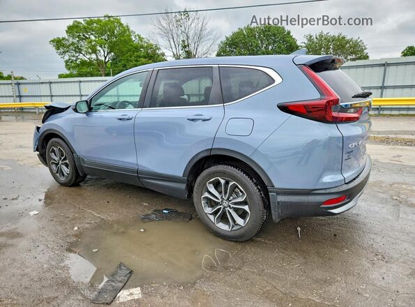 7FARW2H83NE045779 2022 HONDA CR-V Blue Trasero izquierdo