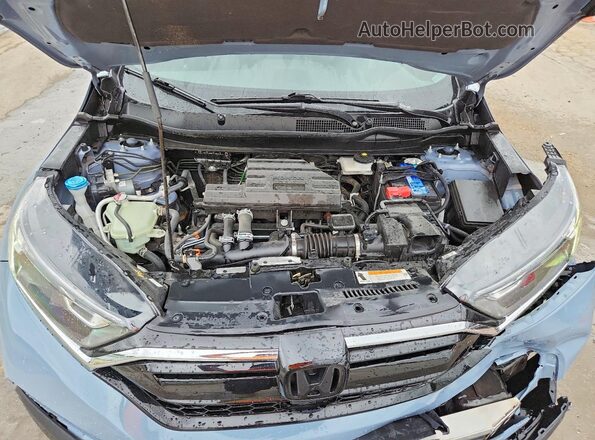 7FARW2H83NE045779 2022 HONDA CR-V Blue Vista del compartimento del motor