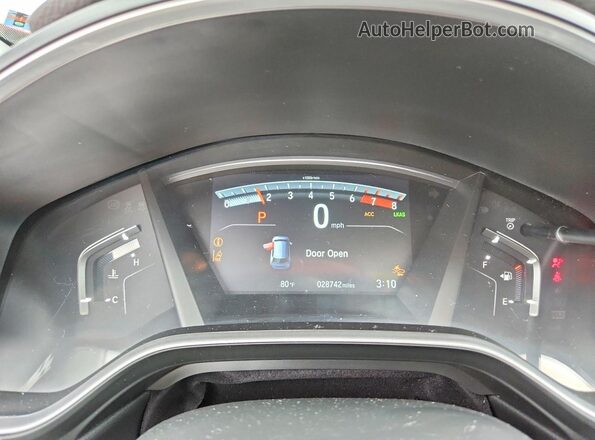 7FARW2H83NE045779 2022 HONDA CR-V Blue Vista del cuadro de instrumentos