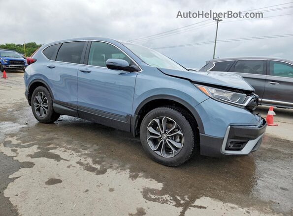 7FARW2H83NE045779 2022 HONDA CR-V Blue Delantero derecho