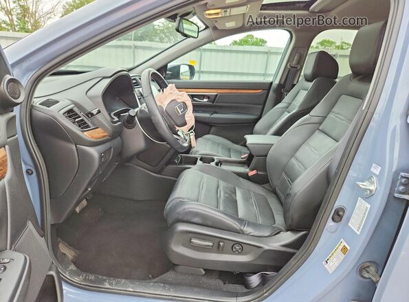 7FARW2H83NE045779 2022 HONDA CR-V Blue Vista interior delantera