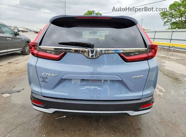 7FARW2H83NE045779 2022 HONDA CR-V Blue Vista trasera