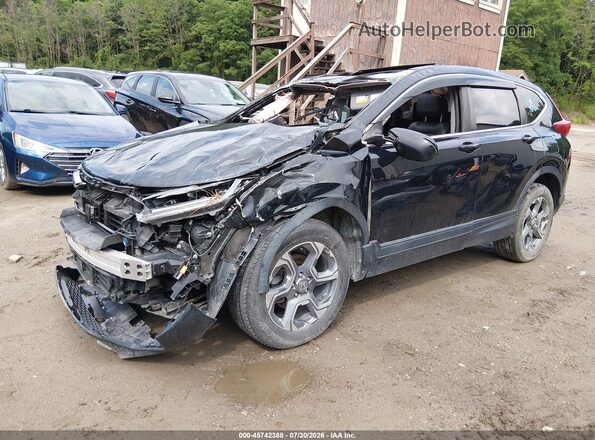 7FARW2H84JE040133 2018 HONDA CR-V Black Front left