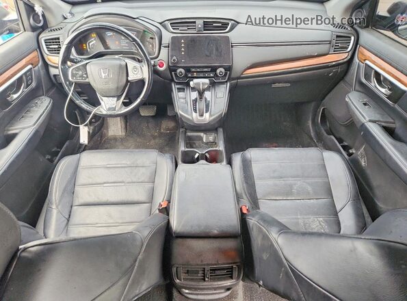 7FARW2H84JE068675 2018 HONDA CR-V Black Dashboard view