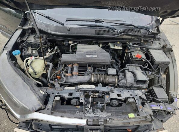 7FARW2H84JE068675 2018 HONDA CR-V Black Engine compartment view