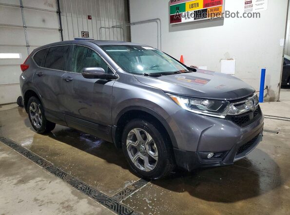 7FARW2H84KE048248 2019 HONDA CR-V Gray Front right