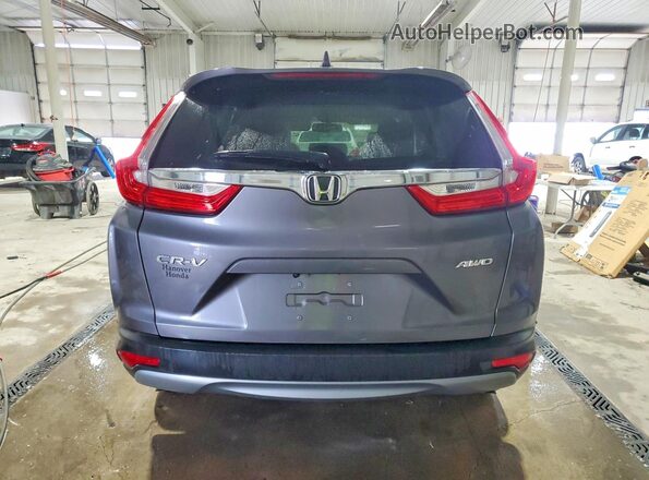 7FARW2H84KE048248 2019 HONDA CR-V Gray Rear view