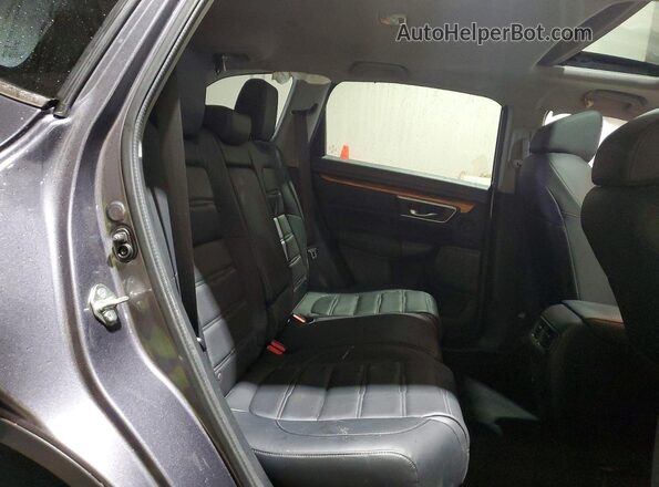 7FARW2H84KE048248 2019 HONDA CR-V Gray Rear interior view