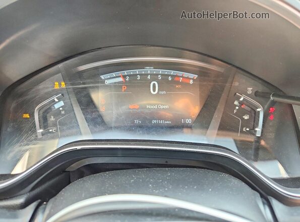 7FARW2H84ME029959 2021 HONDA CR-V White Widok zestawu wskaźników