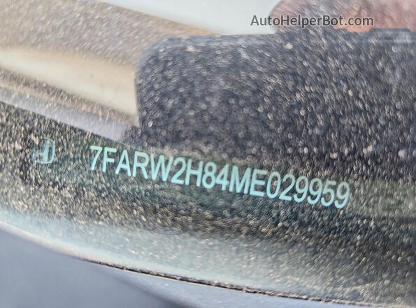 7FARW2H84ME029959 2021 HONDA CR-V White Widok naklejki z numerem VIN