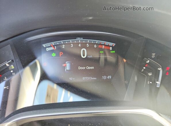 7FARW2H85JE038424 2018 HONDA CR-V Green Instrument cluster view