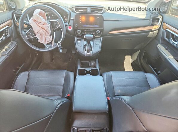7FARW2H85JE038424 2018 HONDA CR-V Green Dashboard view
