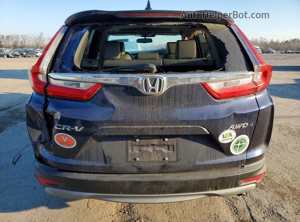 7FARW2H85JE087204 2018 HONDA CR-V Blue Rear view