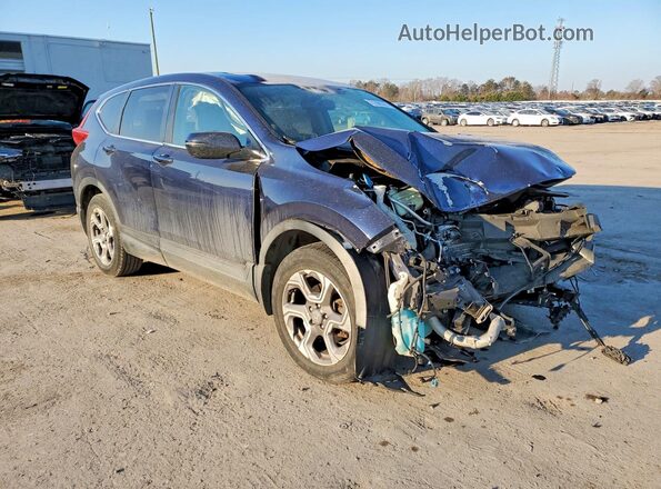 7FARW2H85JE087204 2018 HONDA CR-V Blue Front right