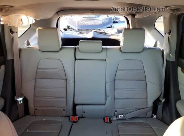 7FARW2H85JE087204 2018 HONDA CR-V Blue Rear seats view