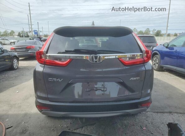 7FARW2H85KE045813 2019 HONDA CR-V Gray Вид ззаду