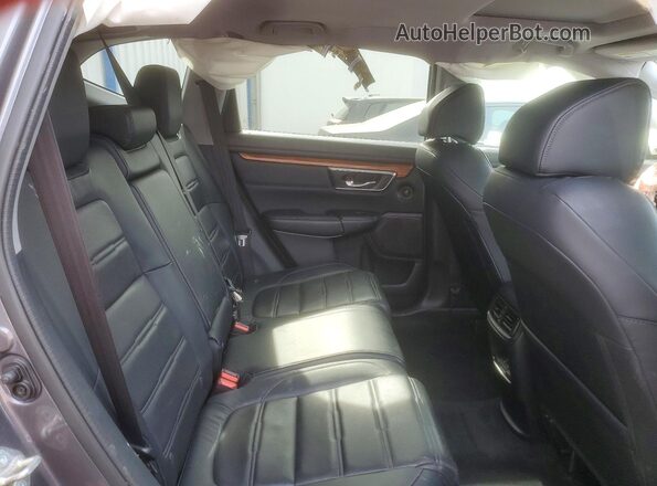 7FARW2H85KE045813 2019 HONDA CR-V Gray Вид задньої частини салону