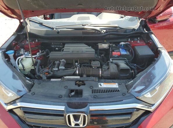 7FARW2H85NE017482 2022 HONDA CR-V Red Widok komory silnika