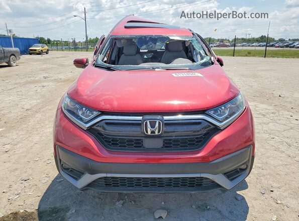 7FARW2H85NE017482 2022 HONDA CR-V Red Widok z przodu