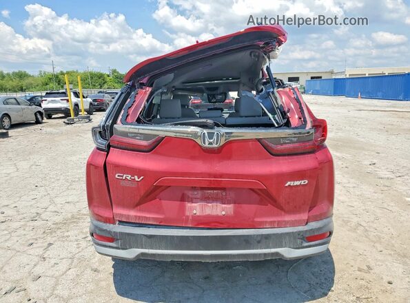 7FARW2H85NE017482 2022 HONDA CR-V Red Widok z tyłu
