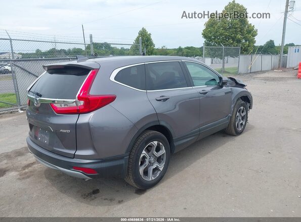 7FARW2H86JE076910 2018 HONDA CR-V Gray Задня права чверть